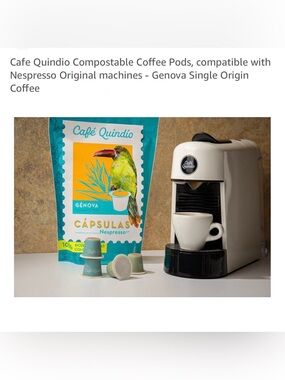 Café Quindío Gourmet Coffee Capsules Compatible Nespresso Machines 2x10-Pack lot